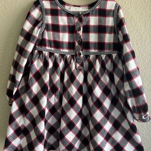Hanna Andersson Plaid Long Sleeve Dress